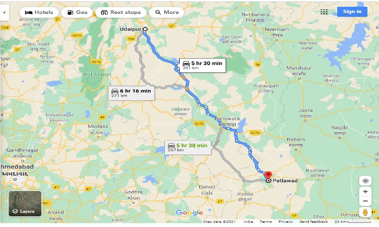 udaipur-to-petlawad-one-way