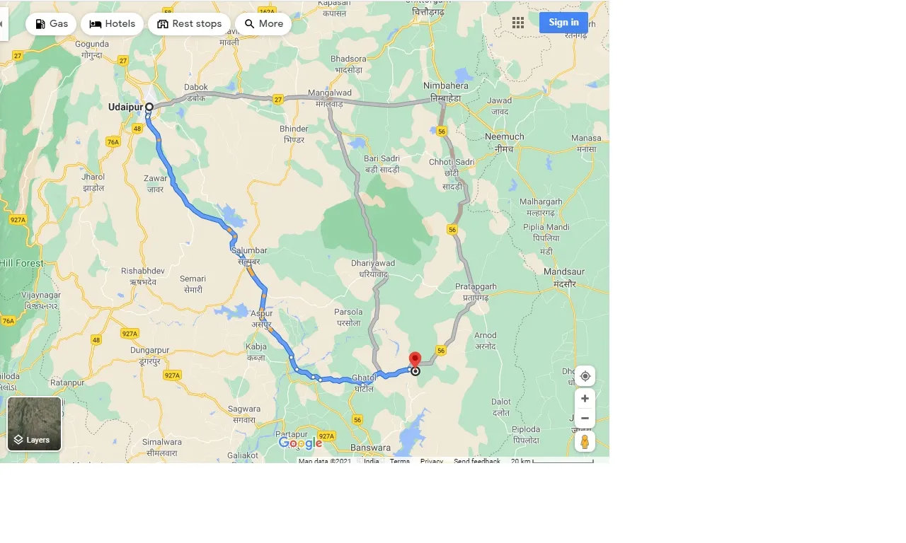 udaipur-to-pipalkhunt-one-way