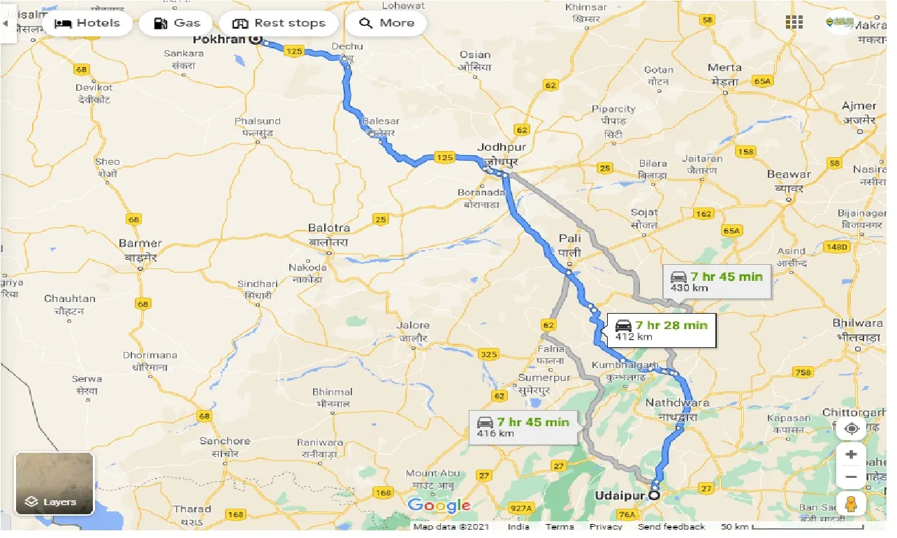 udaipur-to-pokhran-one-way