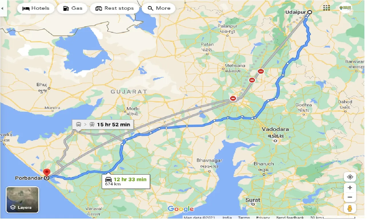 udaipur-to-porbandar-taxi