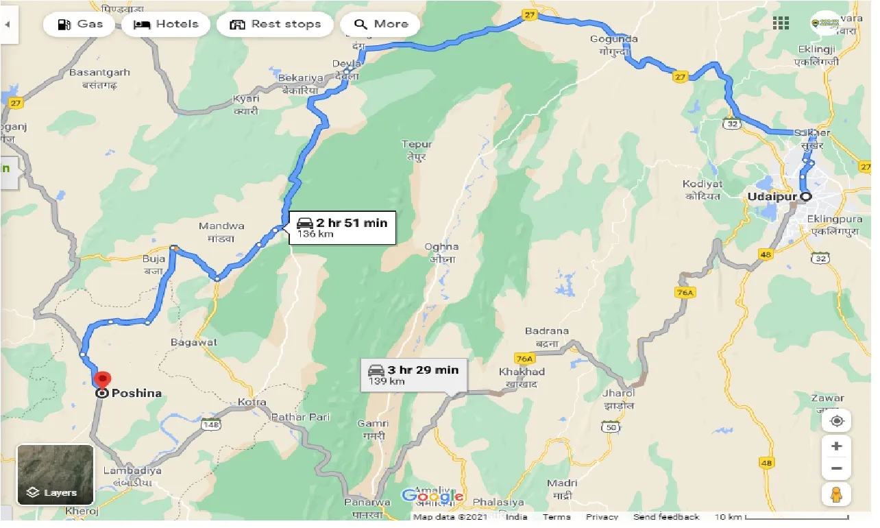 udaipur-to-poshina-taxi