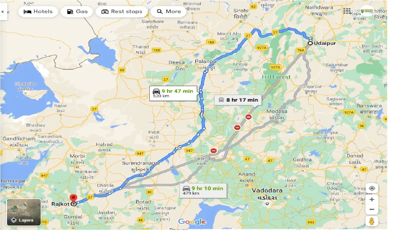 udaipur-to-rajkot-taxi