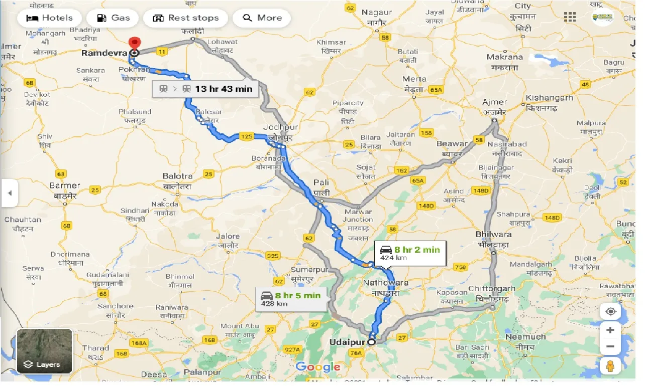 udaipur-to-ramdevra-round-trip