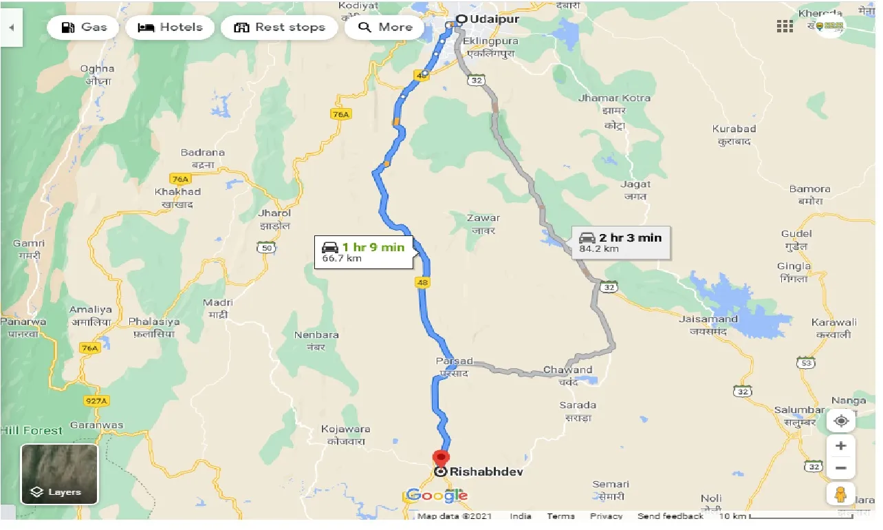 udaipur-to-rishabhdev-one-way