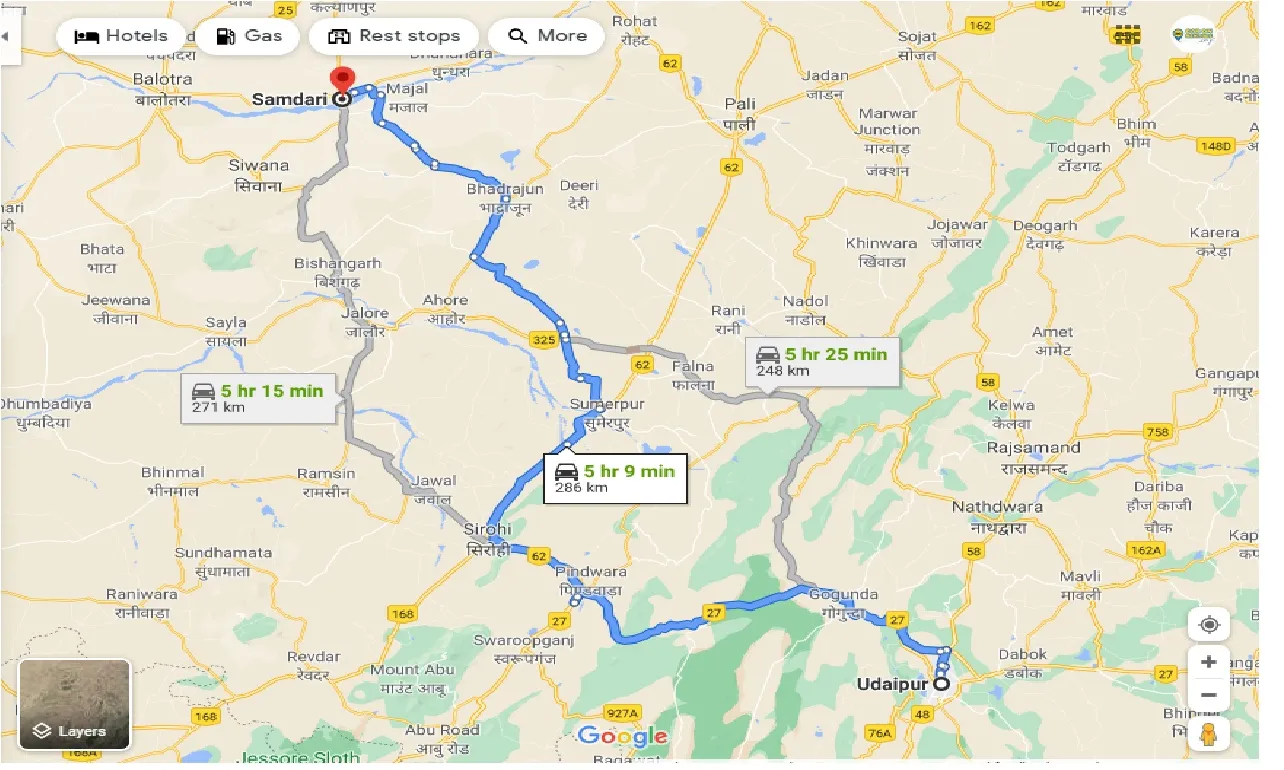 udaipur-to-samdari-taxi