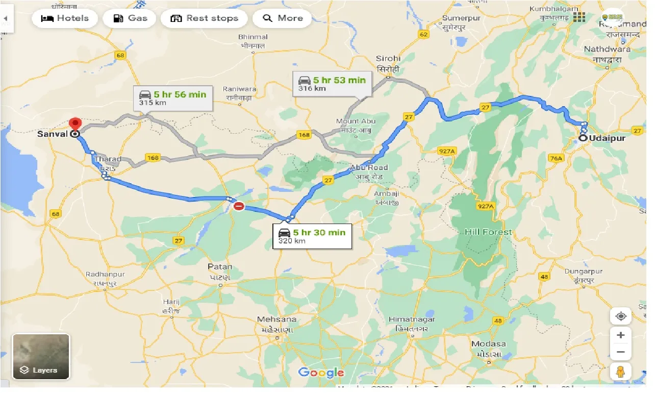 udaipur-to-sanval-one-way