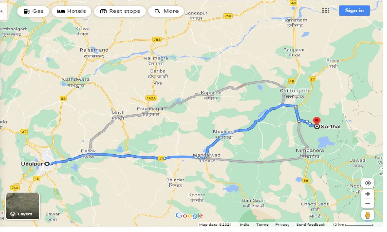 udaipur-to-sarthal-taxi