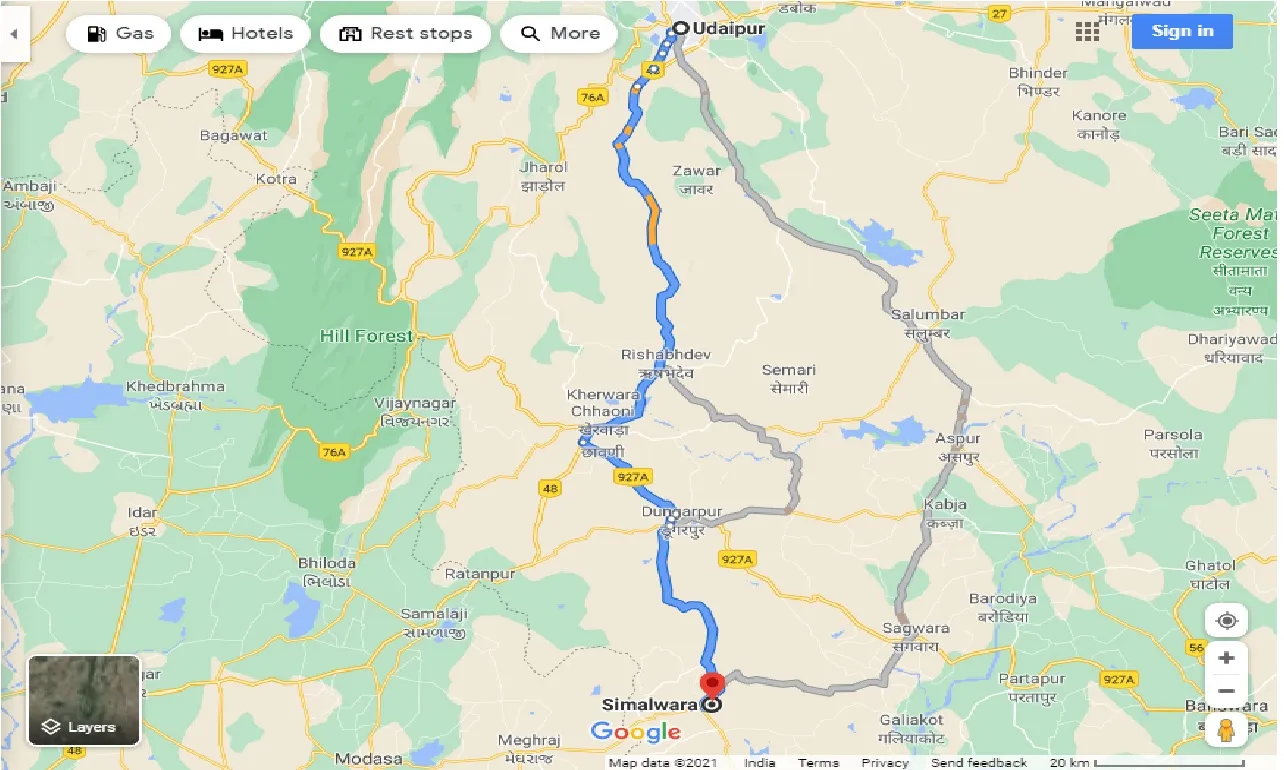 udaipur-to-simalwara-one-way