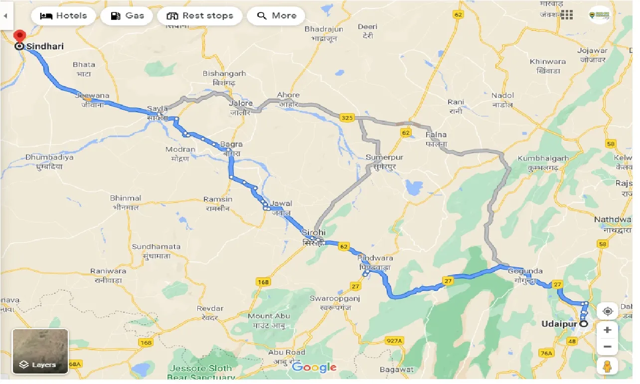 udaipur-to-sindhari-taxi