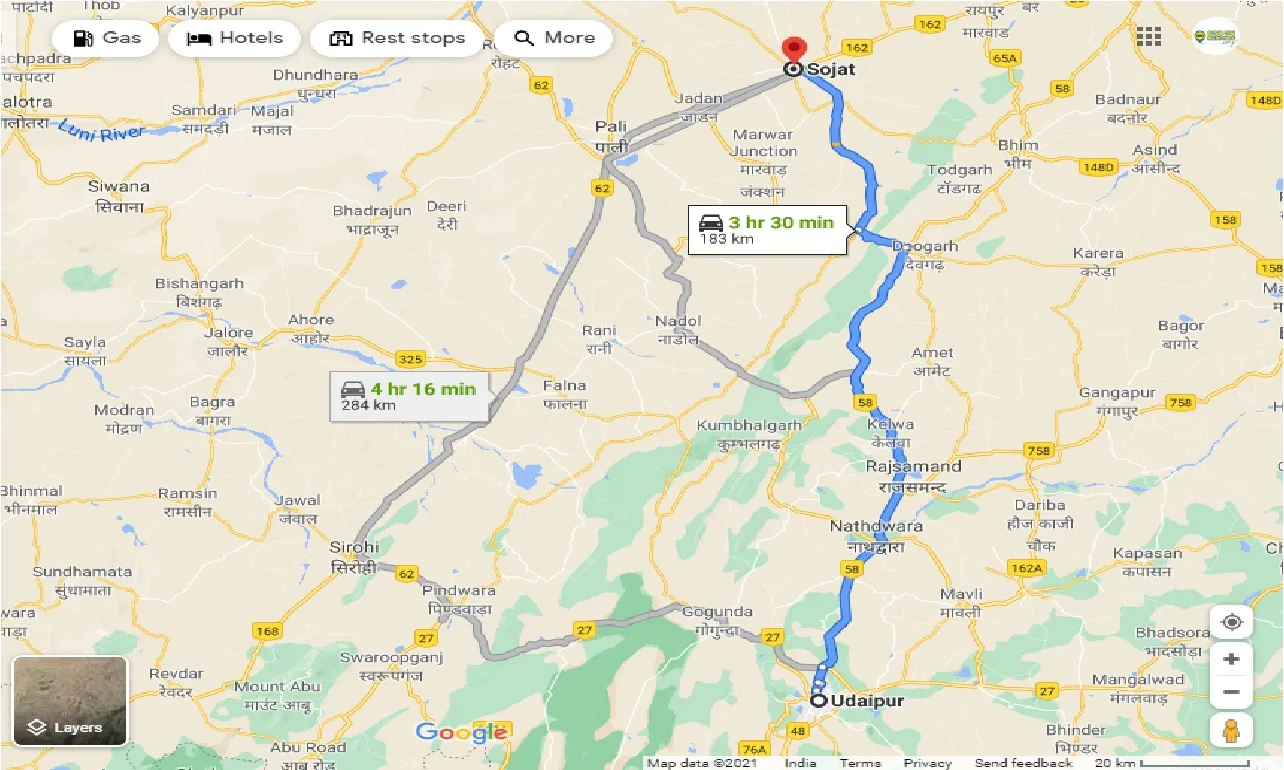 udaipur-to-sojat-one-way