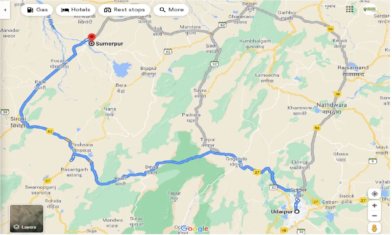 udaipur-to-sumerpur-one-way