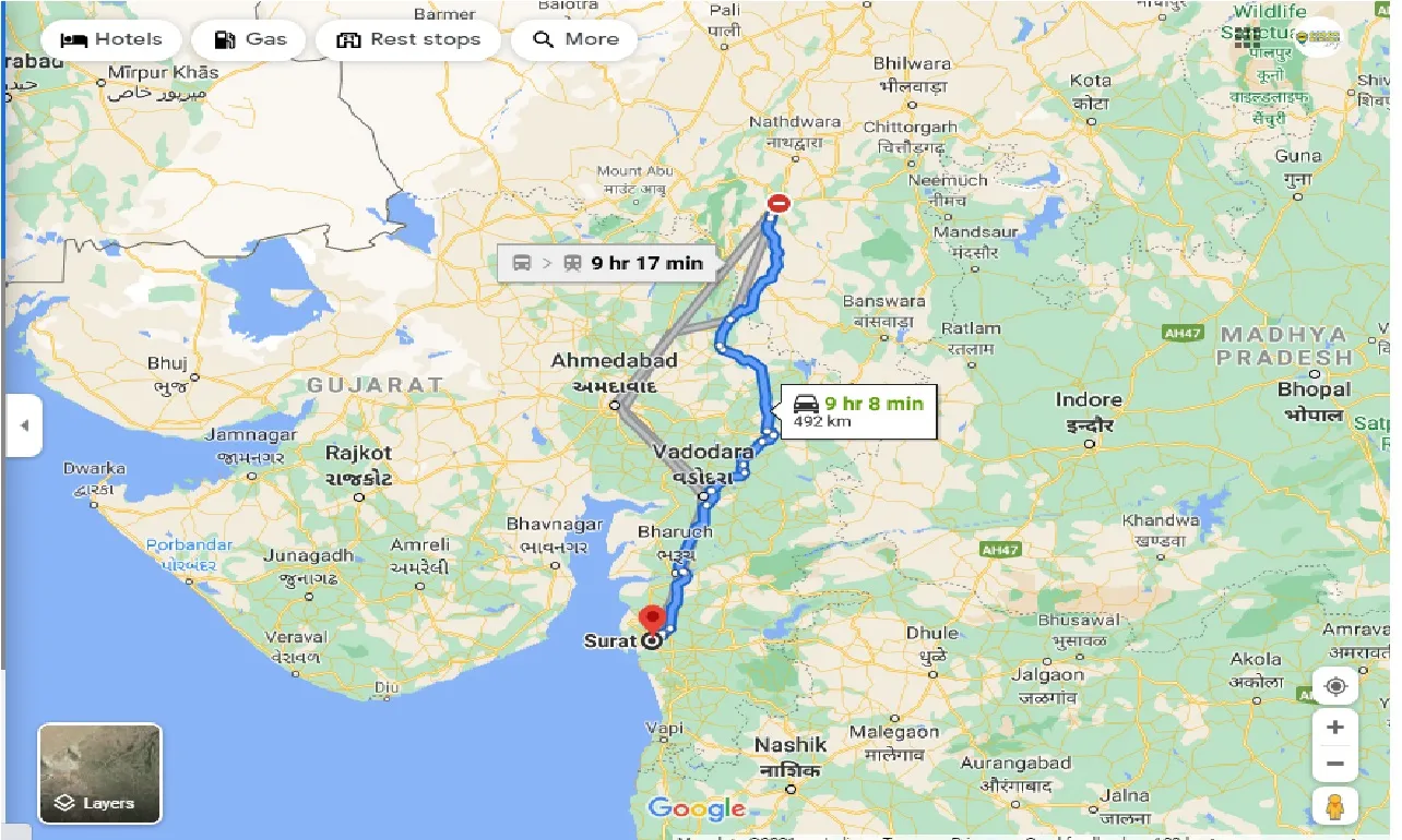 udaipur-to-surat-round-trip