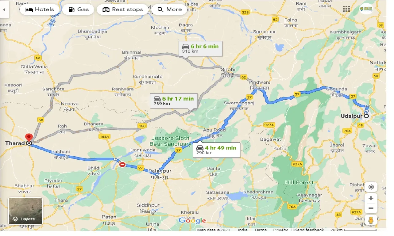 udaipur-to-tharad-taxi