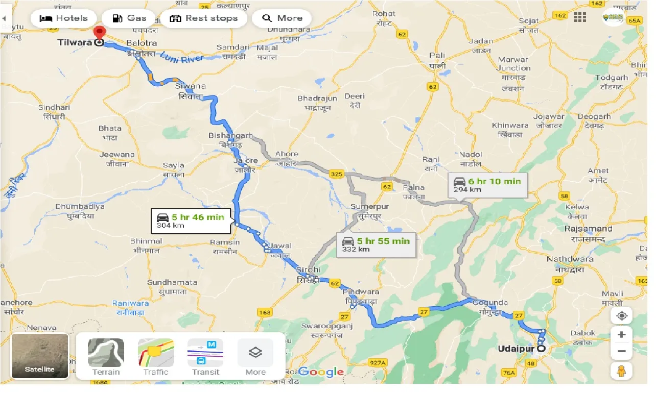 udaipur-to-tilwara-taxi
