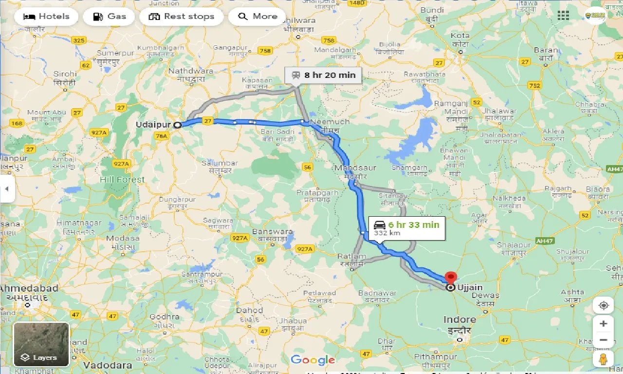 udaipur-to-ujjain-one-way