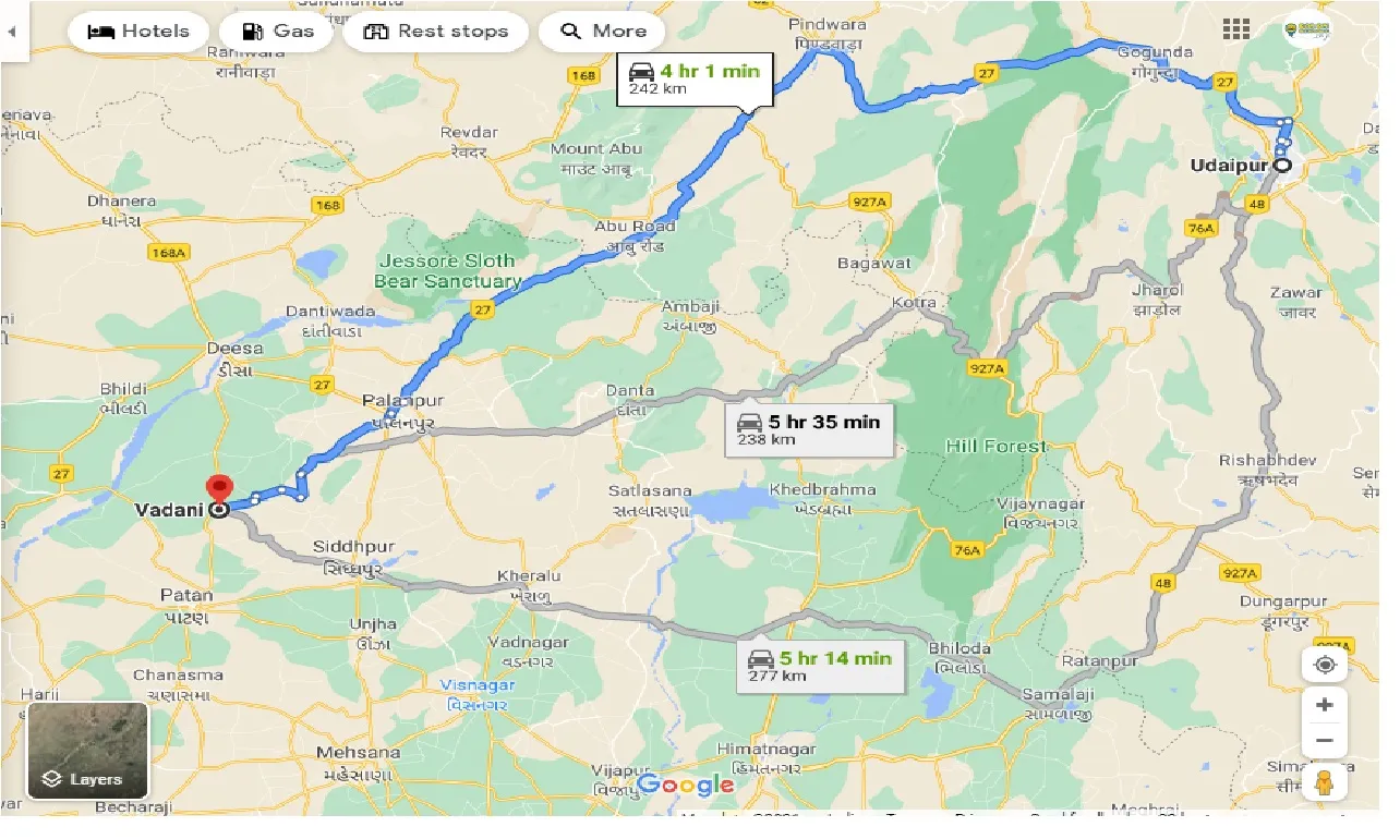 udaipur-to-vadani-taxi