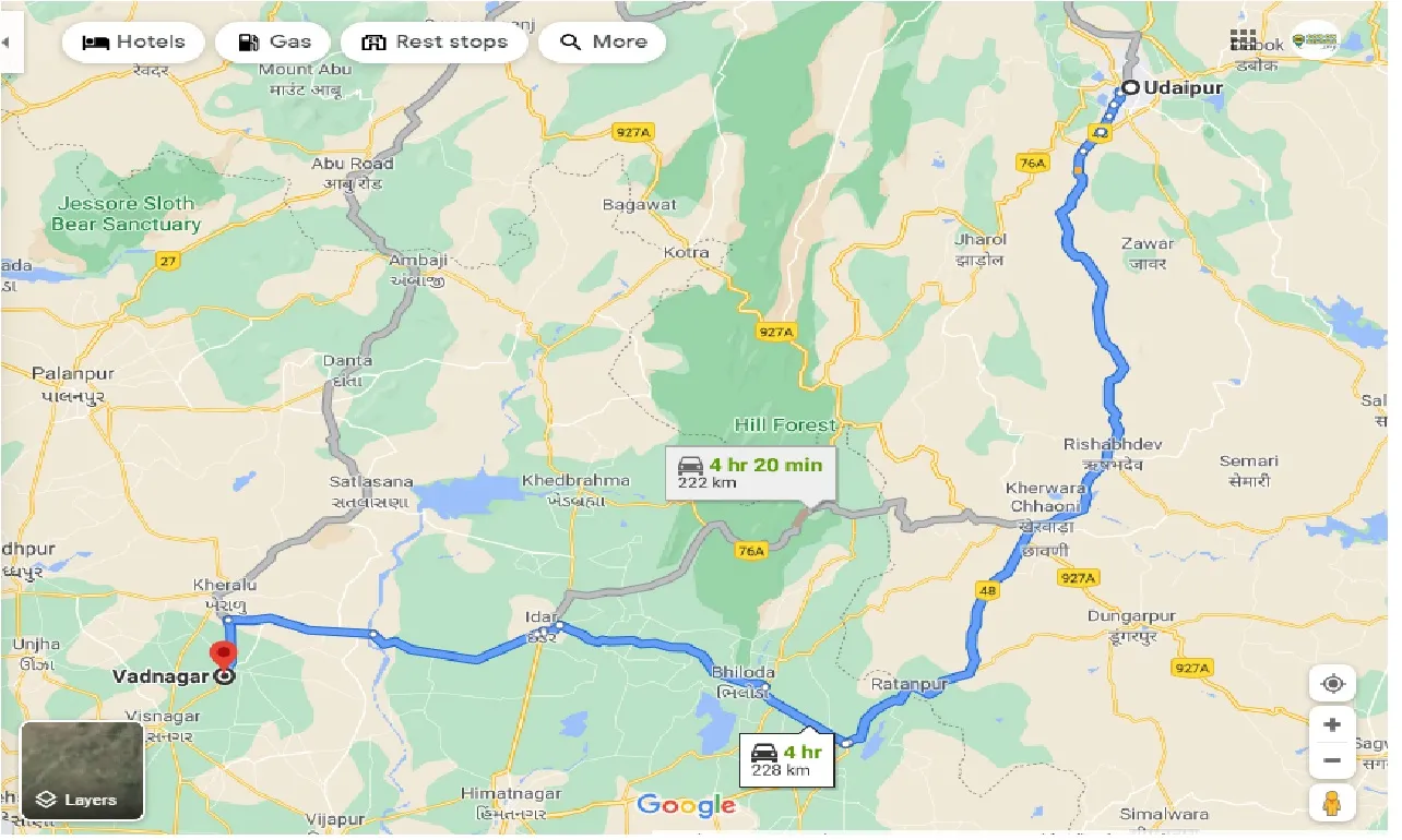 udaipur-to-vadnagar-one-way