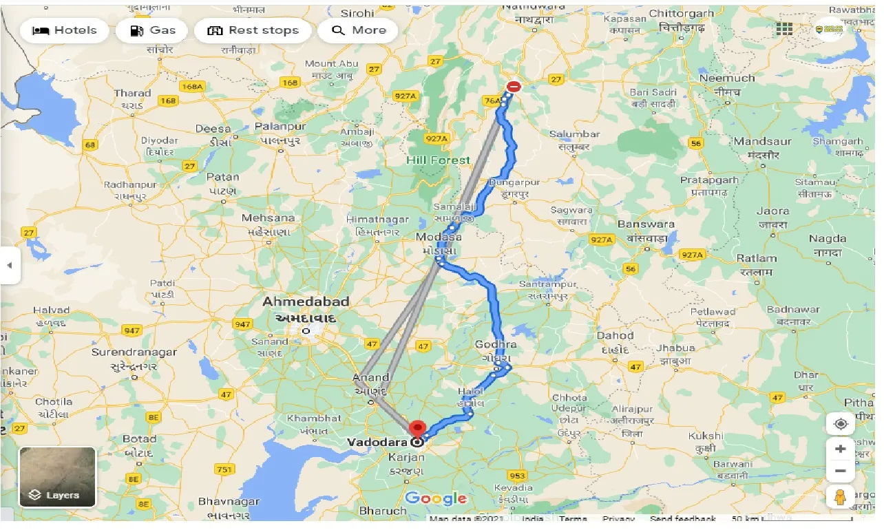 udaipur-to-vadodara-round-trip