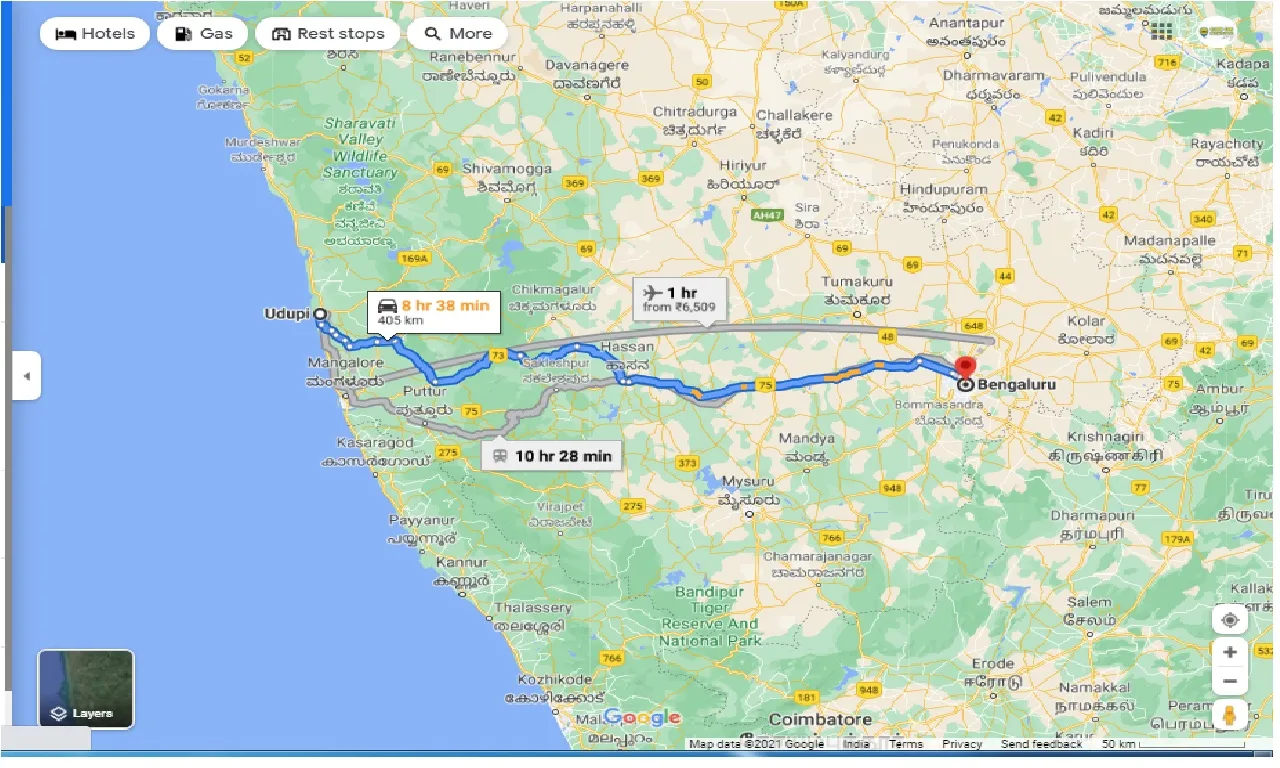 udupi-to-bangalore-one-way