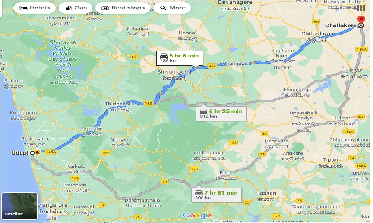 udupi-to-challakere-one-way