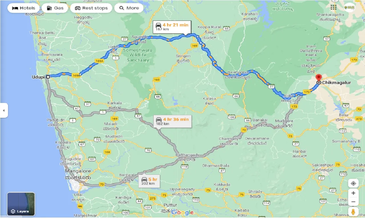 udupi-to-chikmagalur-round-trip