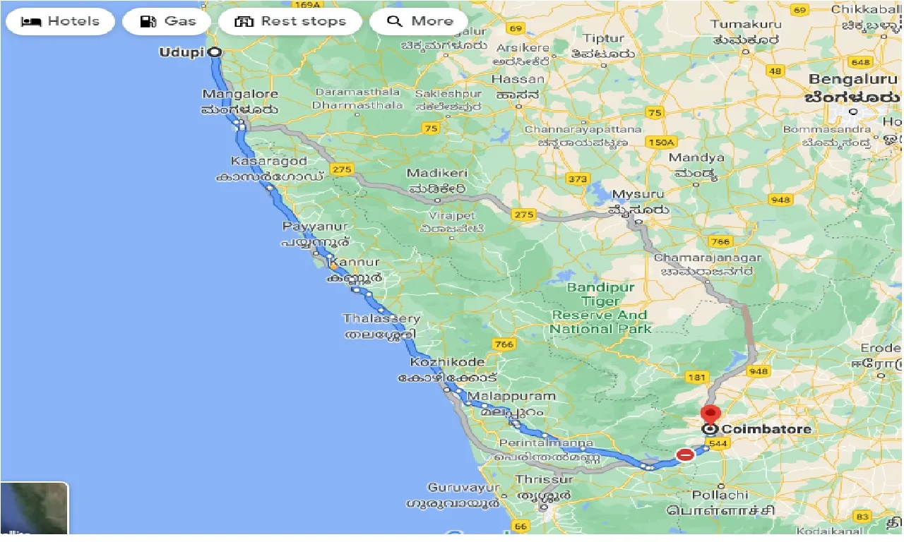 udupi-to-coimbatore-one-way