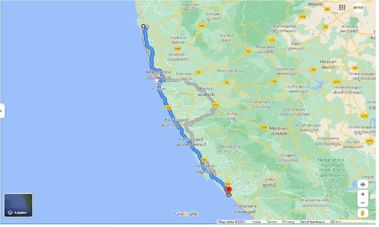 udupi-to-kannur-round-trip