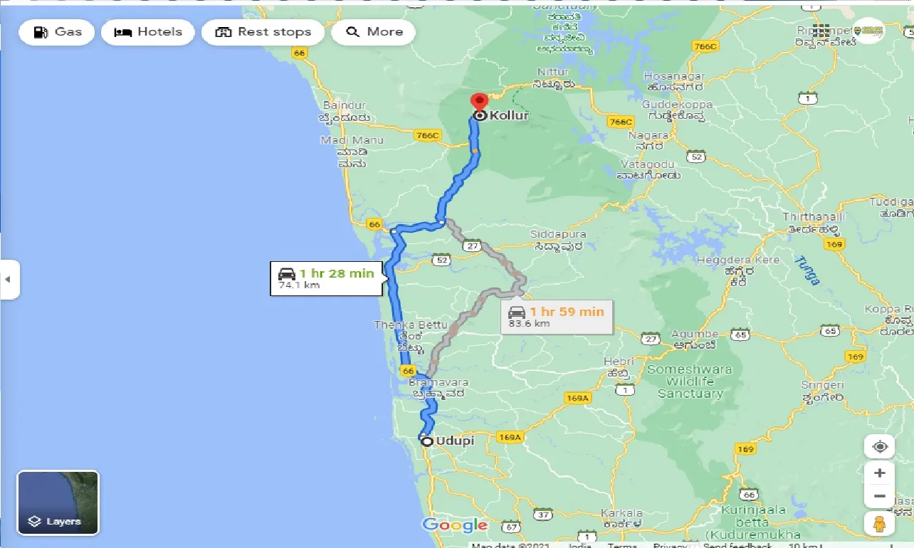 udupi-to-kollur-round-trip