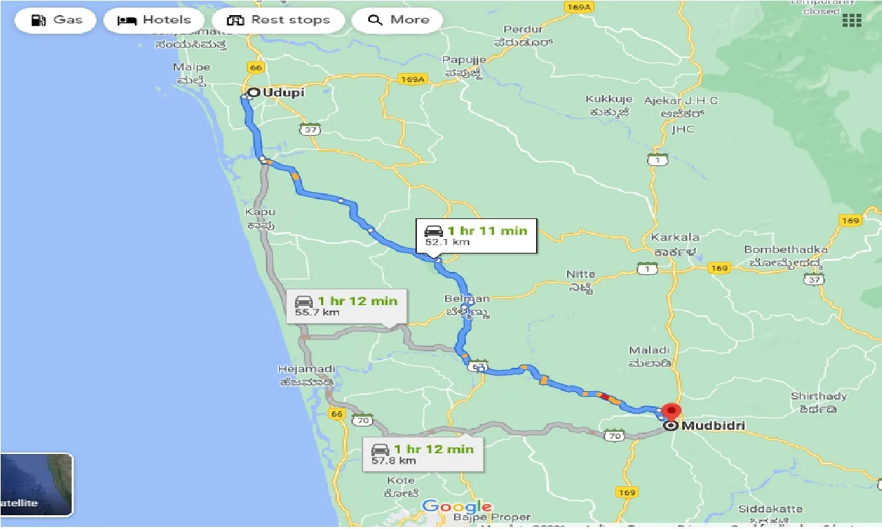 udupi-to-moodbidri-one-way