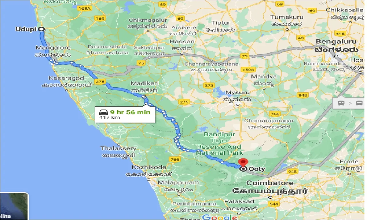 udupi-to-ooty-one-way