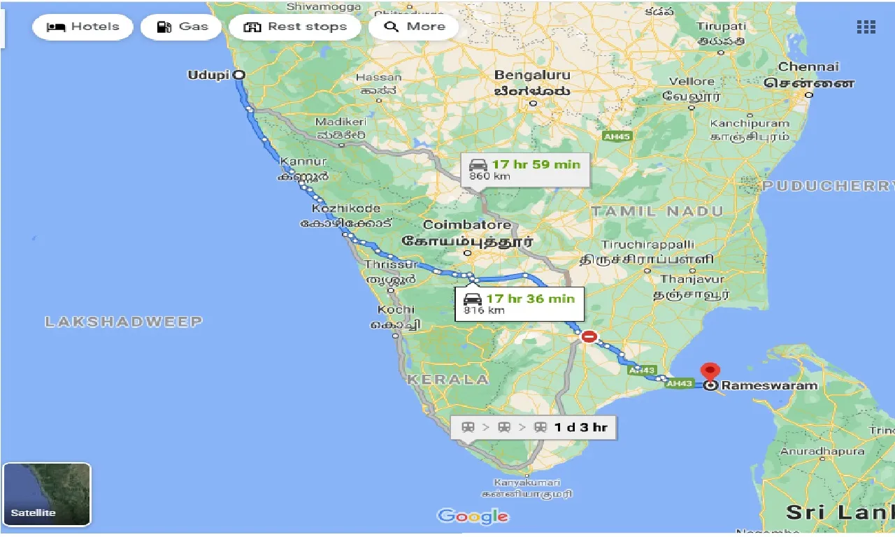 udupi-to-rameswaram-one-way