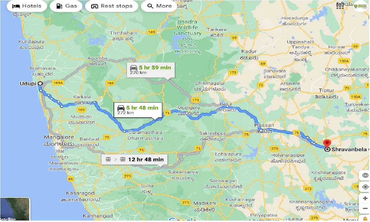 udupi-to-shravanabelagola-taxi