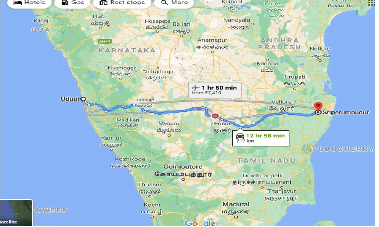 udupi-to-sriperumbudur-taxi