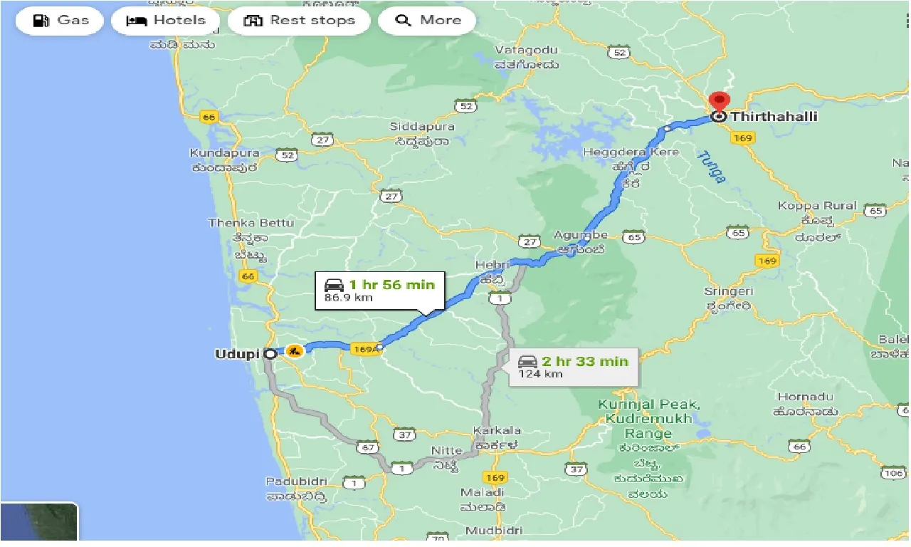 udupi-to-thirthahalli-one-way
