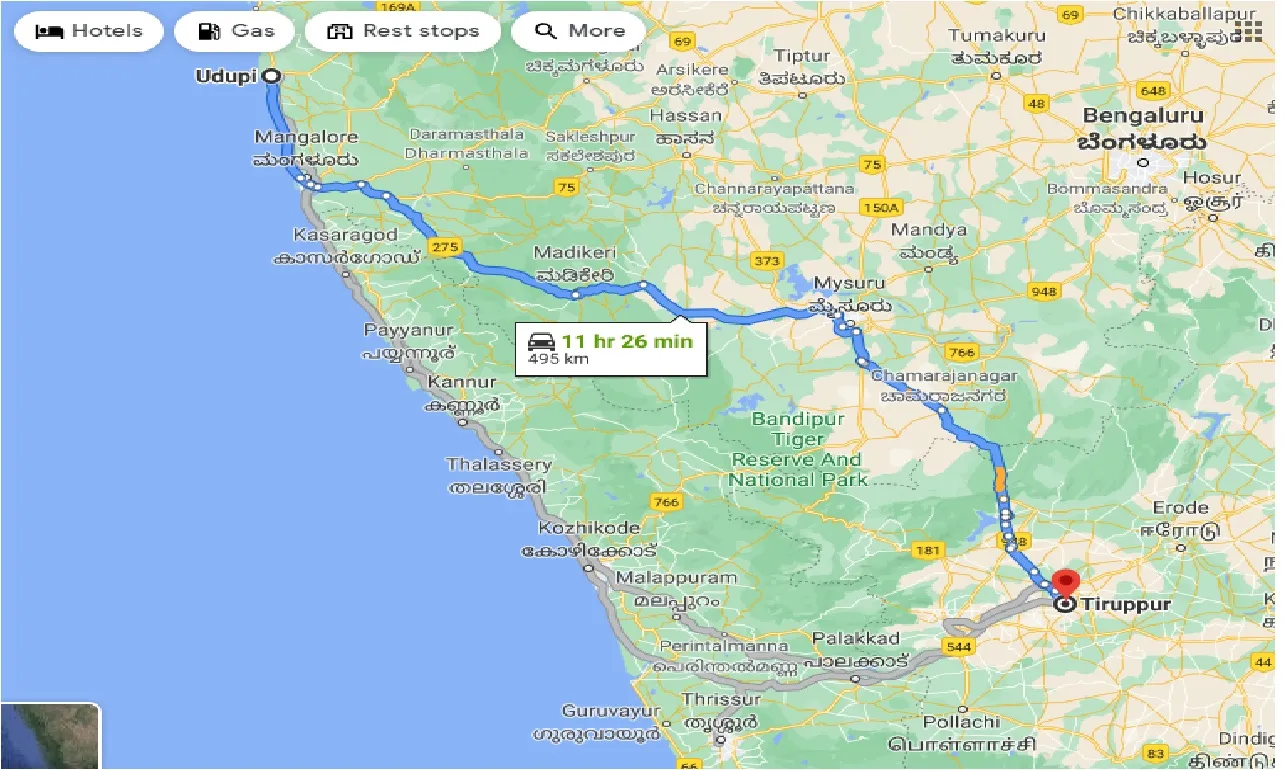 udupi-to-tirupur-taxi