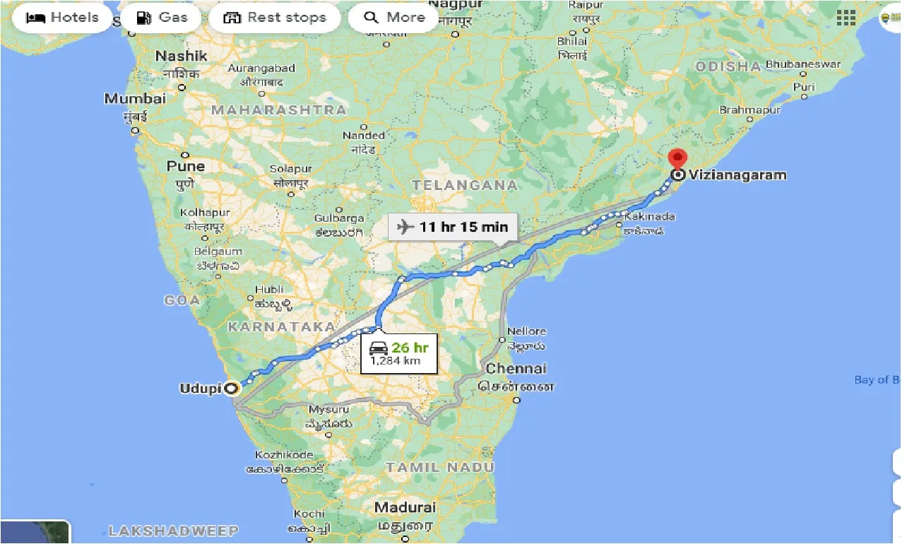 udupi-to-vizianagaram-taxi