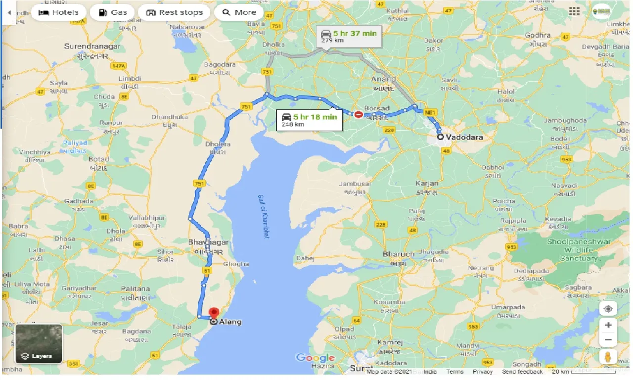 vadodara-to-alang-one-way