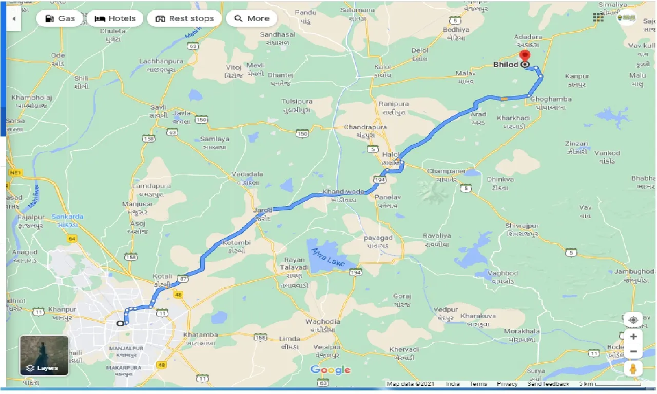 vadodara-to-bhilod-one-way