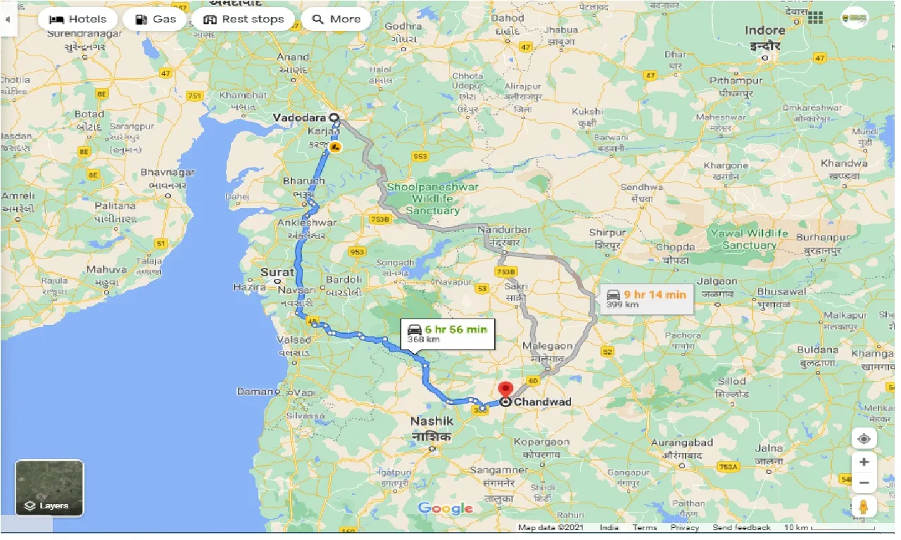 vadodara-to-chandwad-round-trip