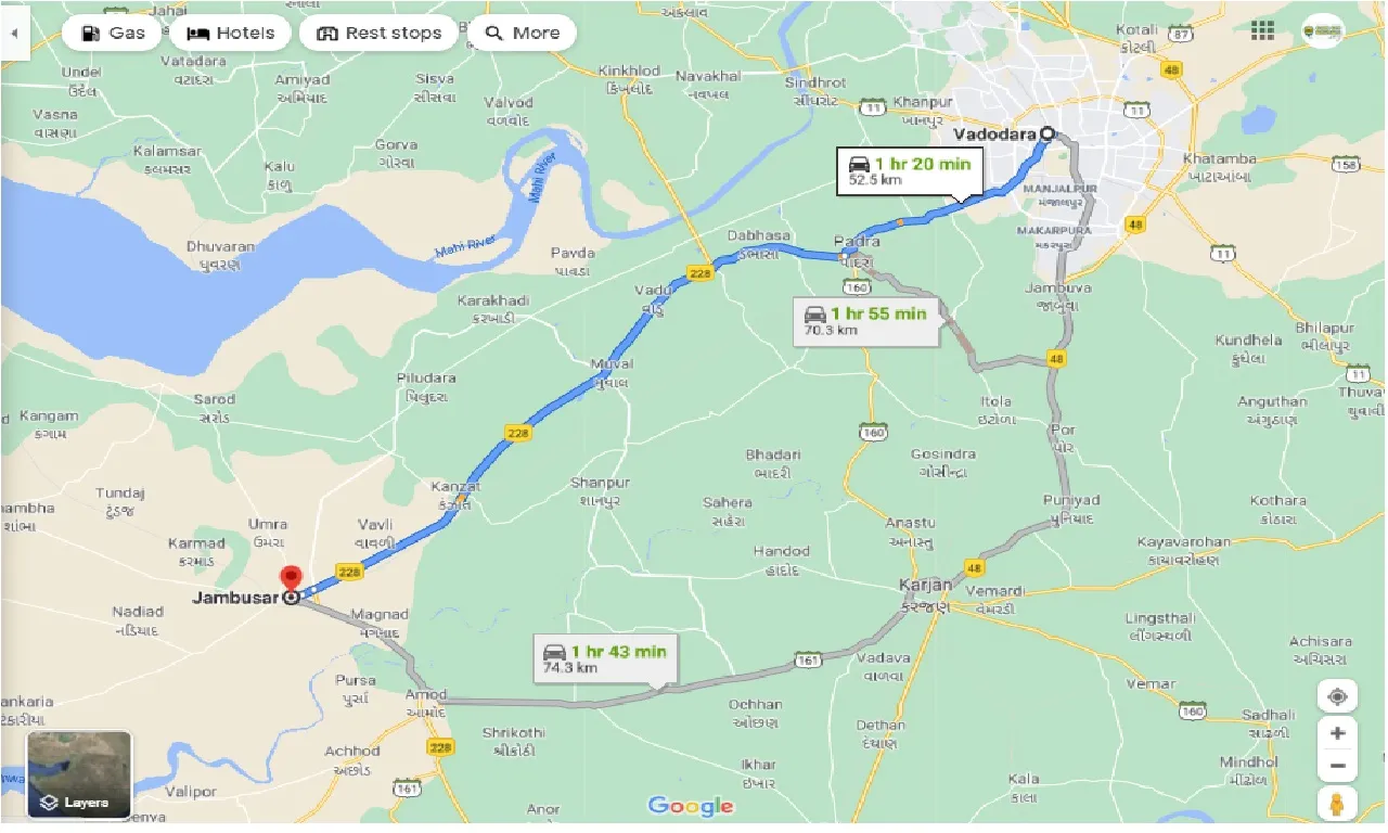 vadodara-to-jambusar-round-trip