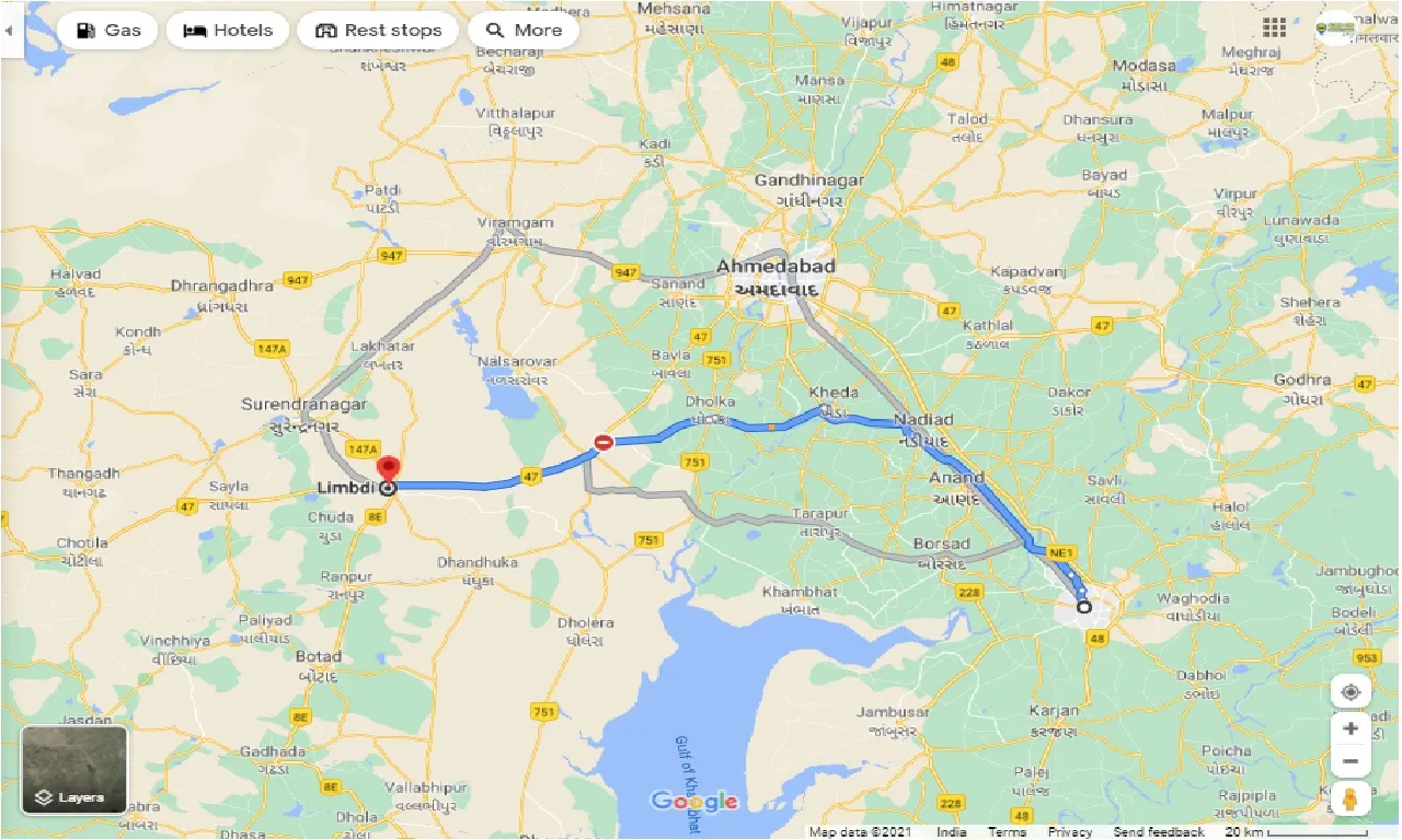 vadodara-to-limbdi-round-trip