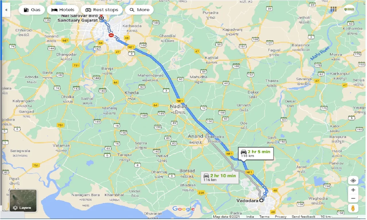 vadodara-to-nal-round-trip