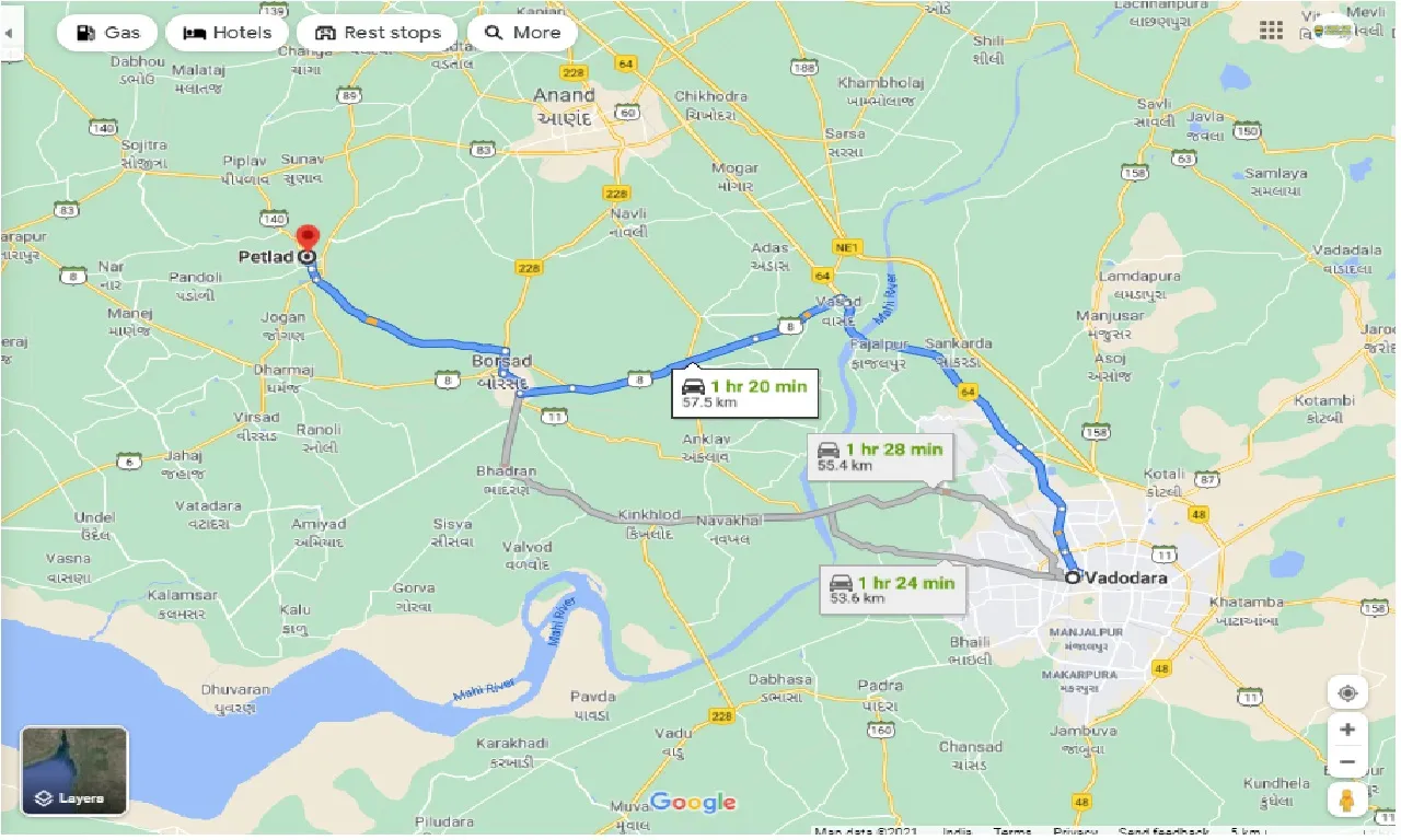 vadodara-to-petlad-round-trip