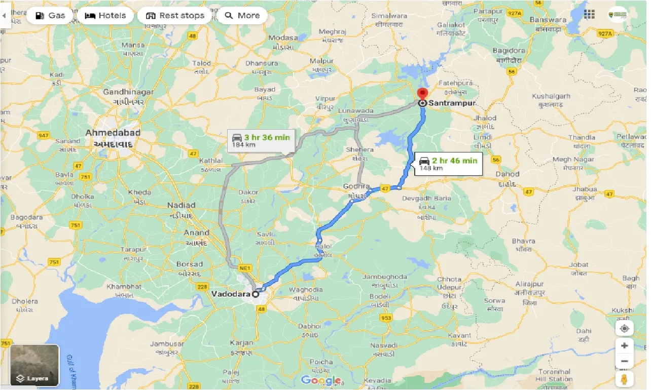 vadodara-to-santrampur-one-way