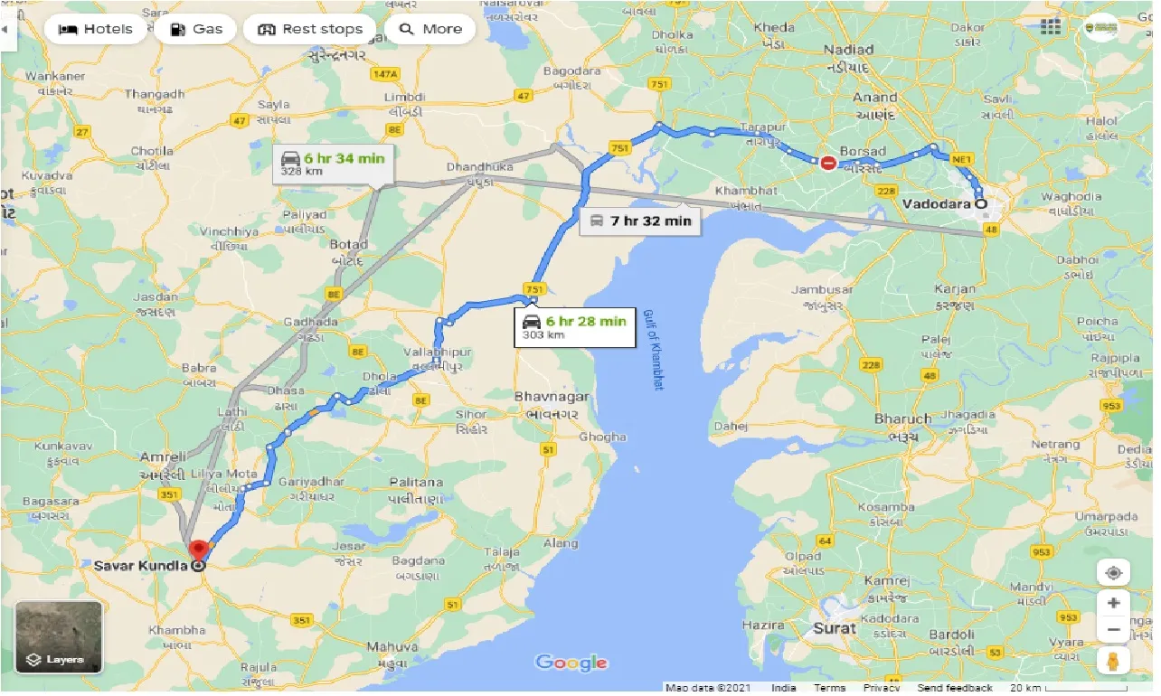 vadodara-to-savar-kundala-round-trip