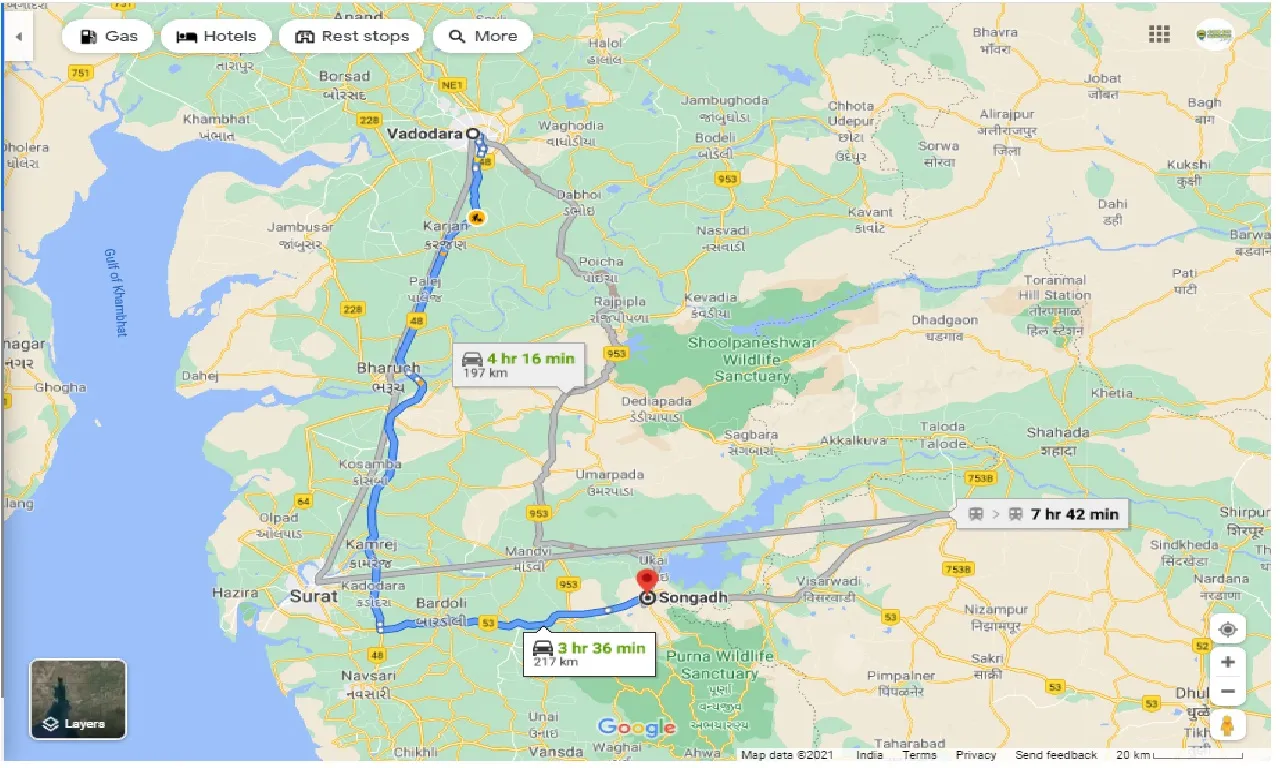 vadodara-to-songadh-round-trip