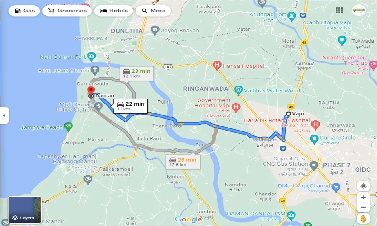 vapi-to-daman-round-trip