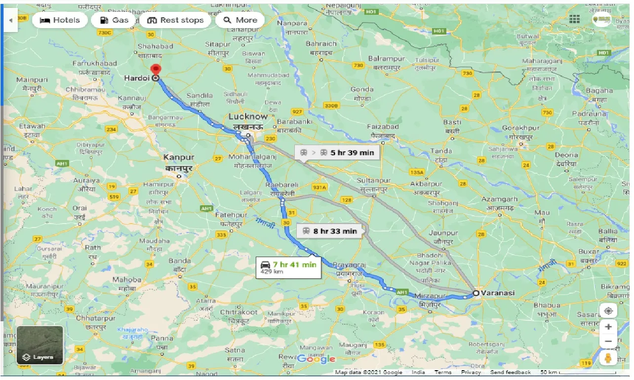 varanasi-to-hardoi-round-trip