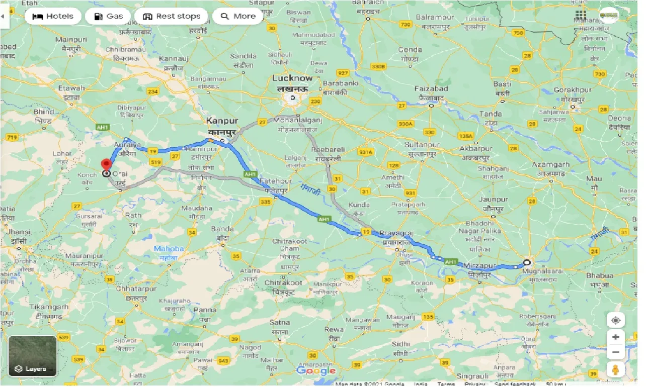 varanasi-to-jalaun-one-way