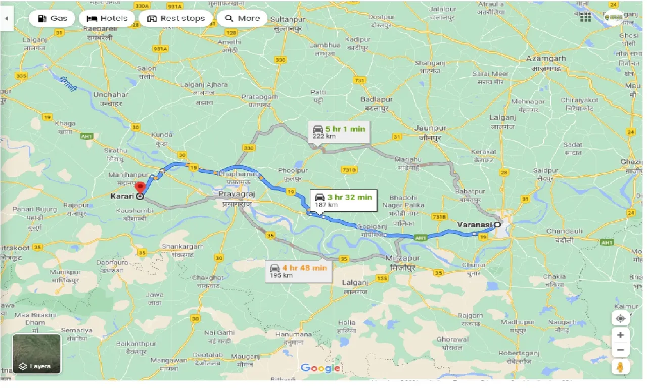 varanasi-to-karari-round-trip